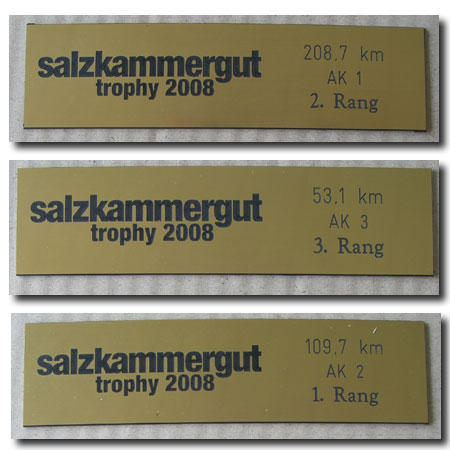 Pokal Pokalset Bromberg Gold Silber Bronze Mit Gravurplatte Und Gravur (Sorte: Gold